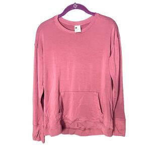 All in Motion Pullover Sweater Women's Size XL Hand Pocket Crew Neck Soft Cozy